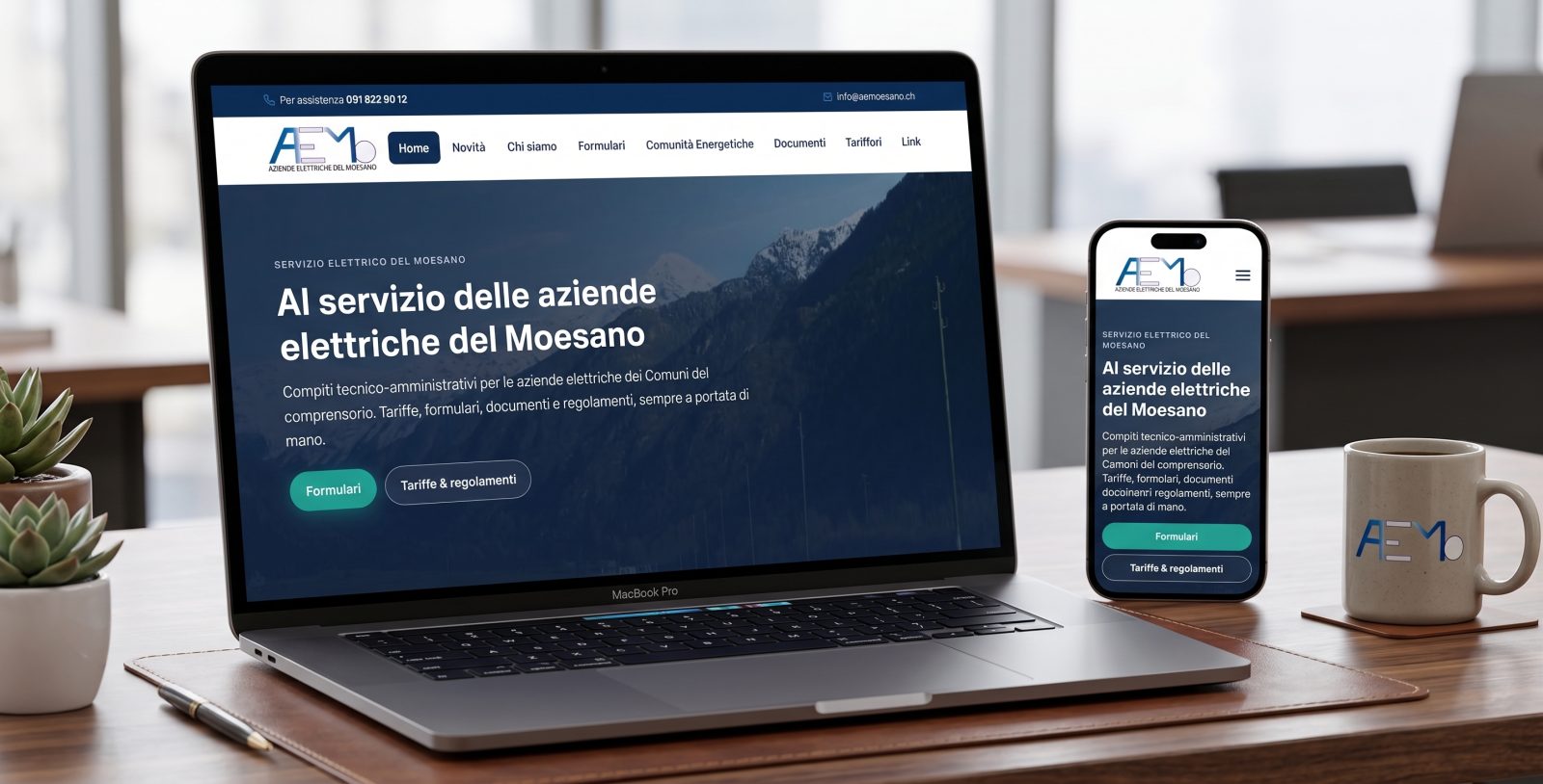 Aggiornamento Sito - AEMo